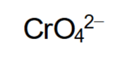 <p>CrO42-</p>