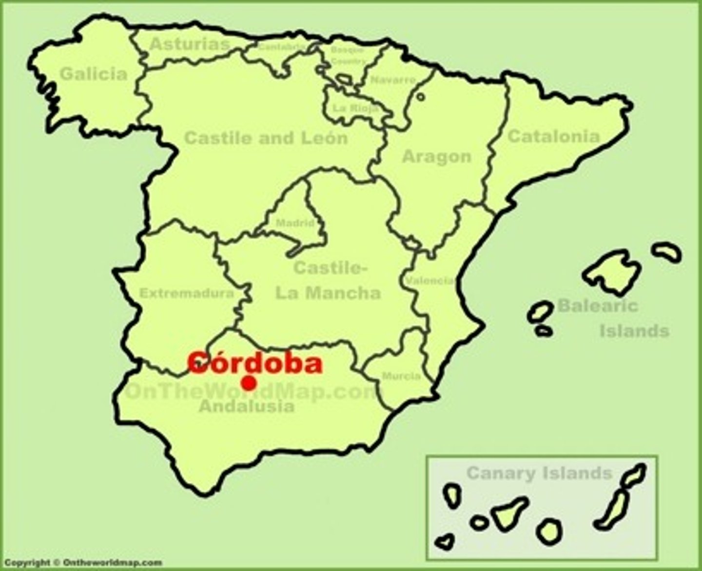 <p>In southern Spain.</p>