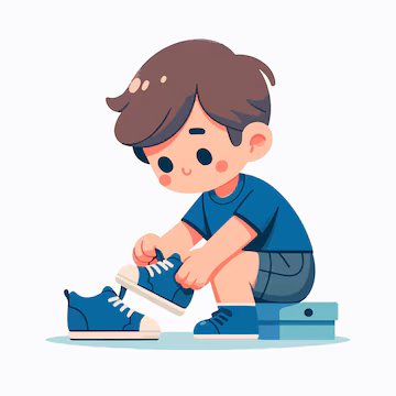 <p>put on shoes</p><p>靴を履きます</p>