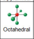 <p>Octahedral </p>