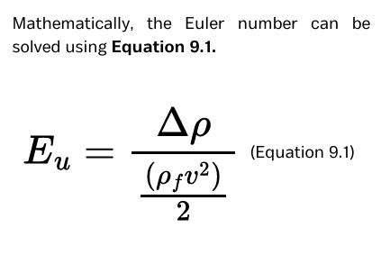<p>formula for Euler number</p>
