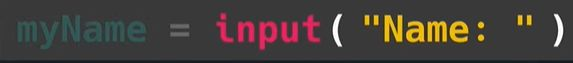 <p><span>a named piece of computer memory</span><br><span>myName is the variable</span></p>