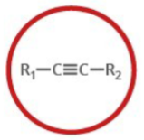 <p>Which functional group is shown? (R = rest of molecule, X = any halogen)</p>