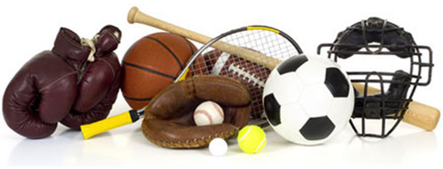 <p>sports equipment</p>