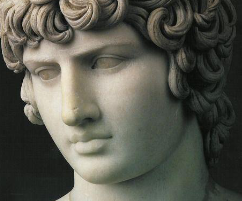 <ul><li><p>Roman Arts</p></li><li><p>Roman Sculptures</p></li><li><p>Returning to idealized quality in Classical Greek sculpture, Roman sculpture achieved important innovation in terms of a more natural look, paint is rendered in the eyes especially in marbles. </p></li><li><p>A perfect example to this is the colossal statue of ___, c. 130 CE.<br></p></li></ul><p></p>
