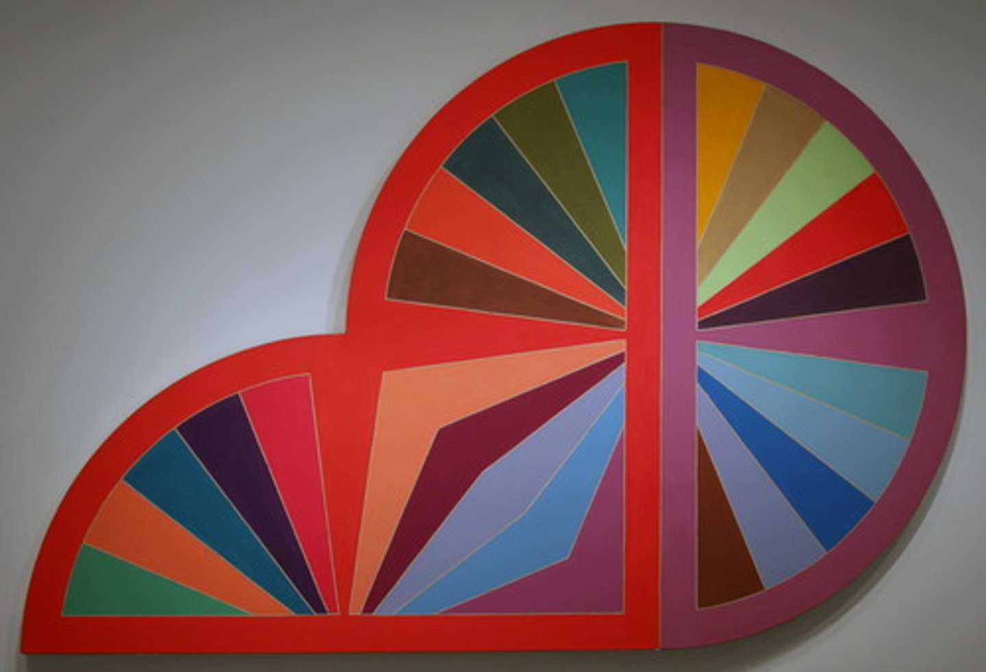 <p>style of painting in which abrupt transitions are found between color areas; color areas are often of one unvarying color; related to Geometric abstraction, Op Art, Post-painterly Abstraction, and Color Field painting</p>