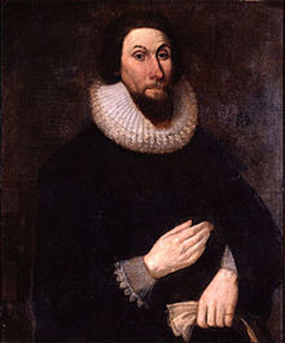 <p>Puritan leader of the Great Puritan Migration who became the long-serving governor of the Massachusetts Bay Colony</p>