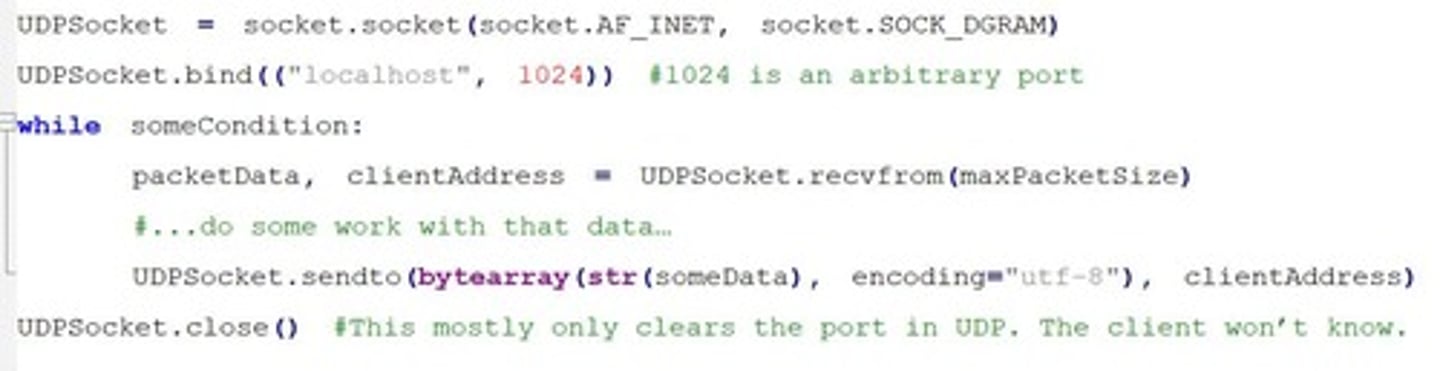 <p>Supports sending and receiving UDP datagrams.</p>