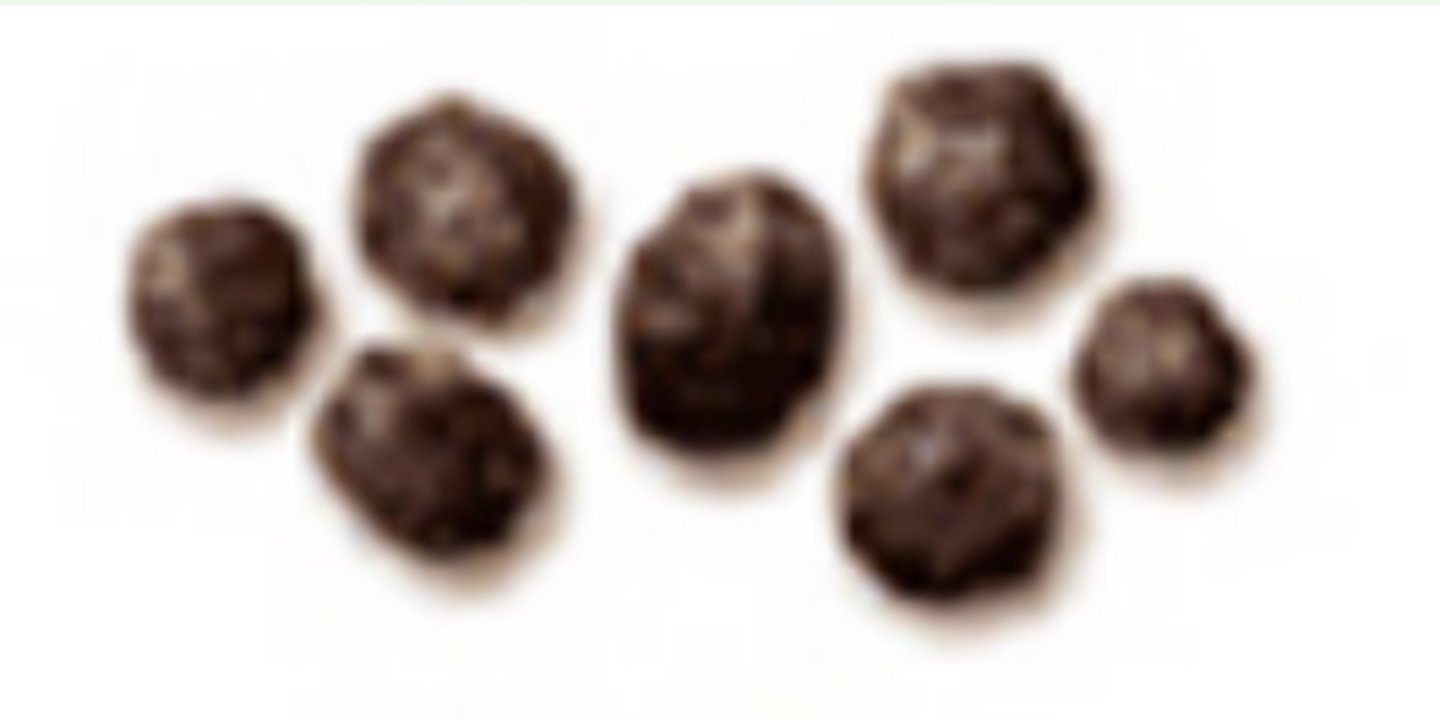 <p>separate hard lumps</p><p>- very constipated</p>