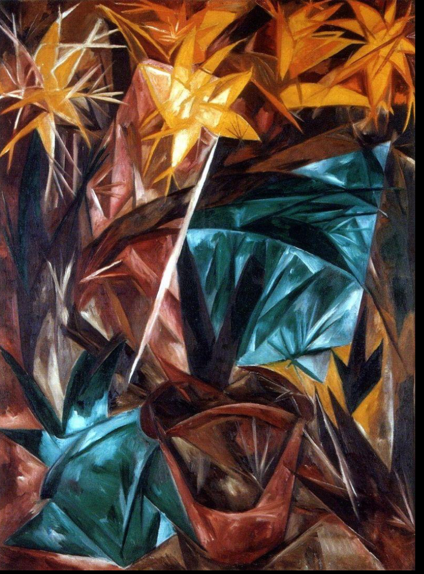 Rayonist Lilies, Natalia Goncharova, 1913