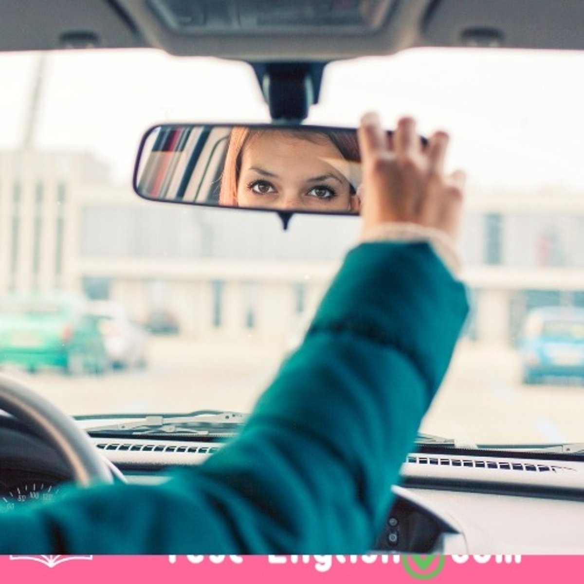 <p>She checked the _____ mirror before changing lanes.</p>