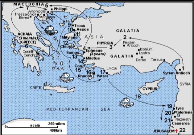 <p>Which missionary journey is this?</p>