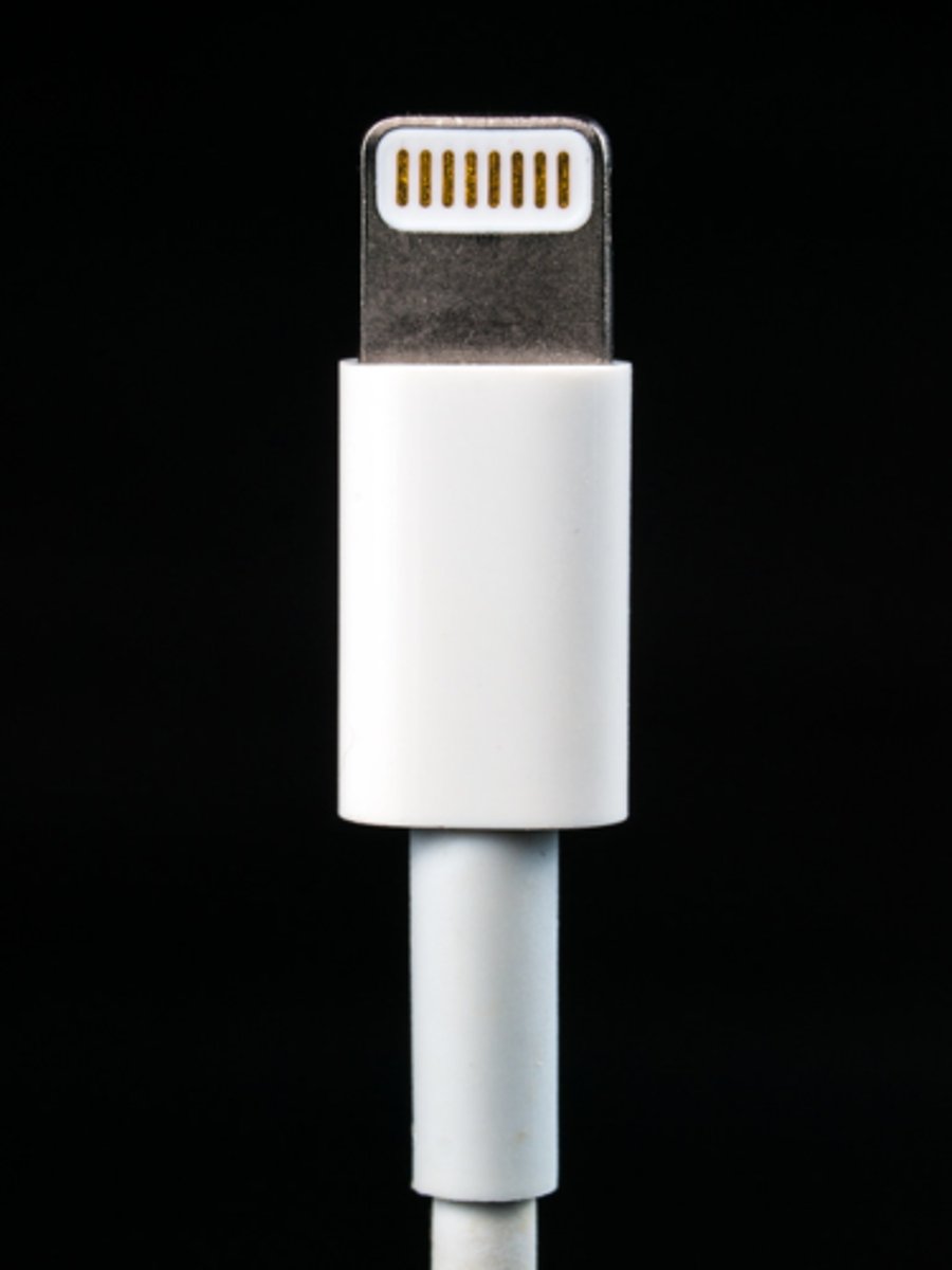<p>• Apple proprietary</p><p>- 8-pin digital signals</p><p>- iPhone, iPad, iPod devices</p><p>• Some advantages over Micro-USB</p><p>- Higher power output for phones and tablets</p><p>- Can be inserted either way</p>