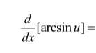 <p>inverse trig (sin) derivatives</p>