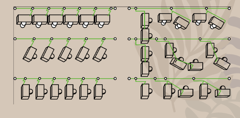 <p>Which production system is shown in the image?</p><p></p><p>a. make-through</p><p>b. modular</p><p>c. unit</p><p>d. autonomous</p>