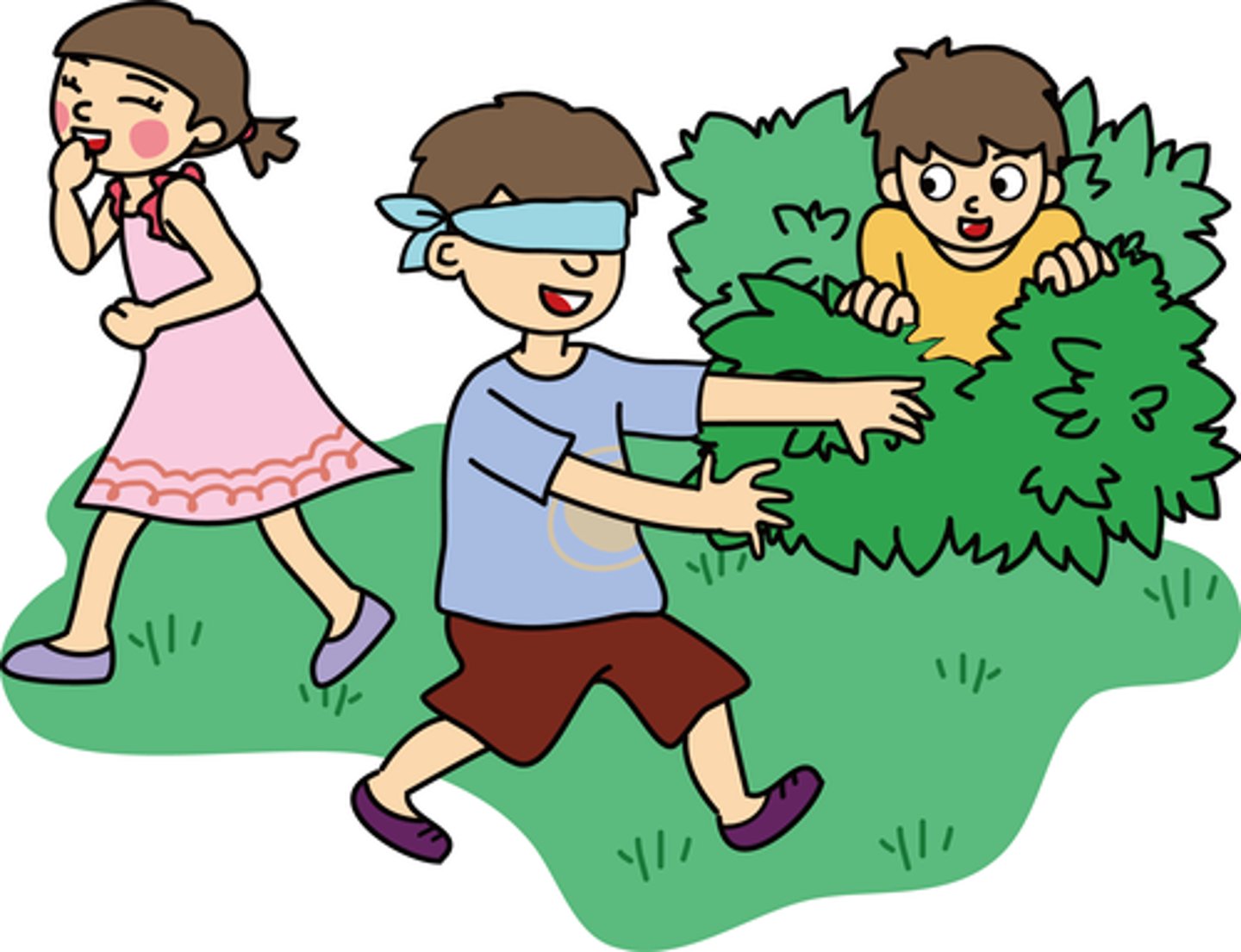 <p>to play hide-and-seek</p>