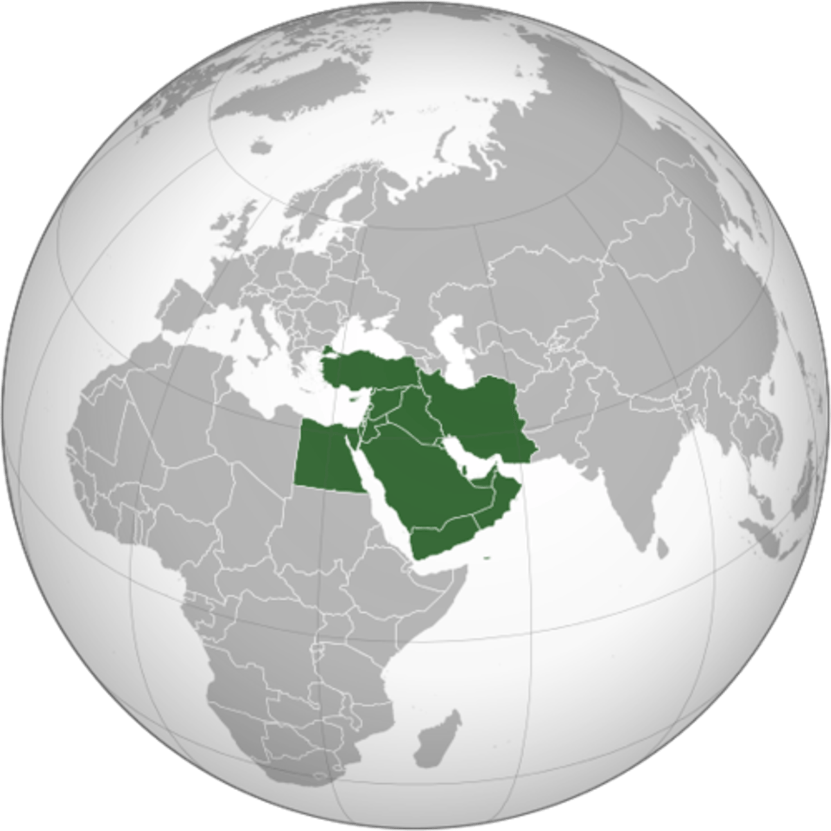 <p>The region shaded in on the map =</p>