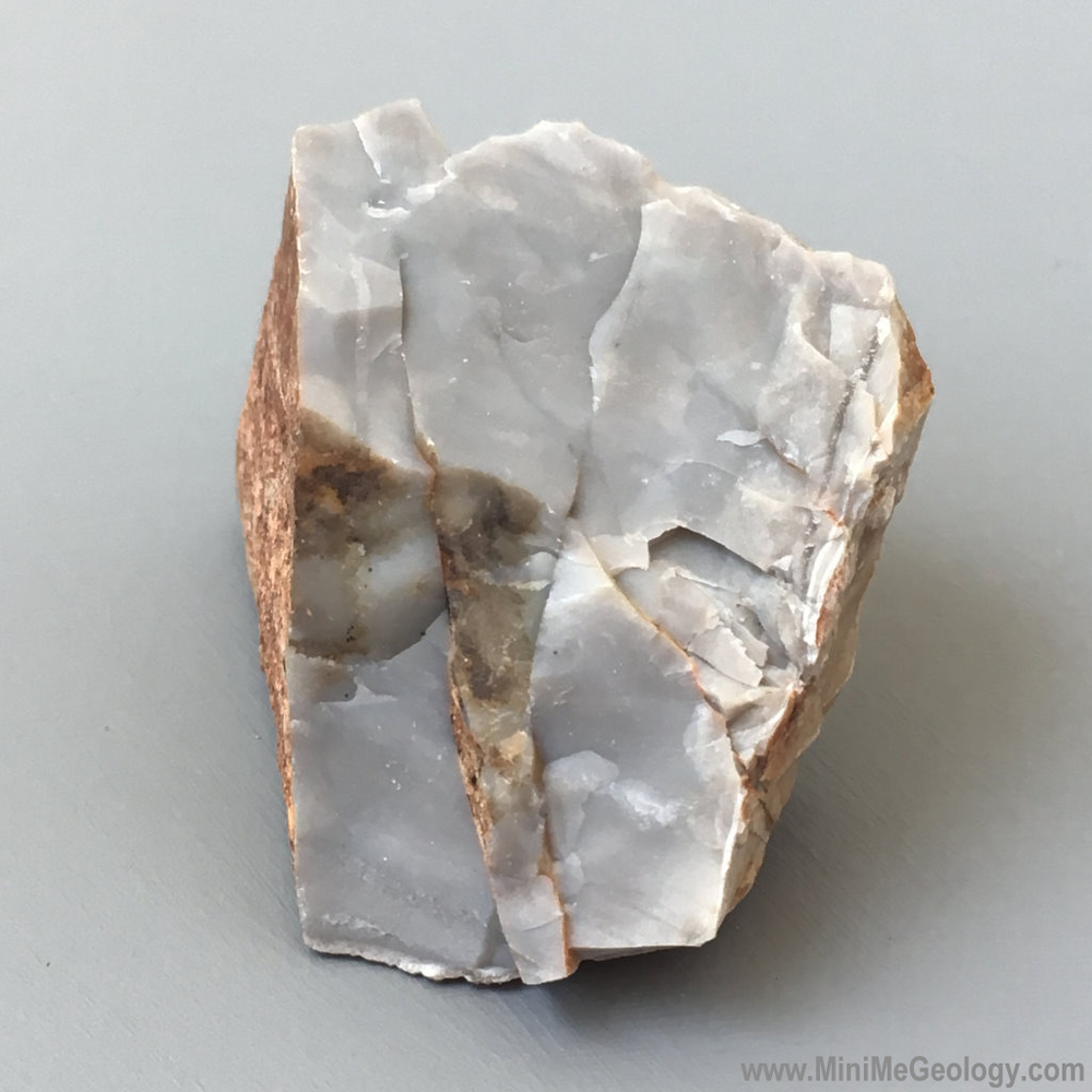 hard fine grained
crystals of quartz
SiO2
