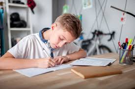 <p>I do my homework </p>