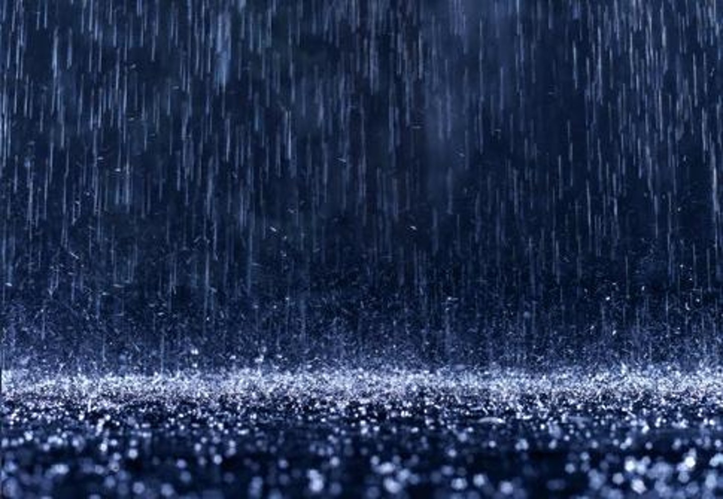 <p>drops of fresh water that fall as precipitation from clouds</p>