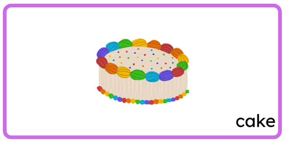<p>cake</p>