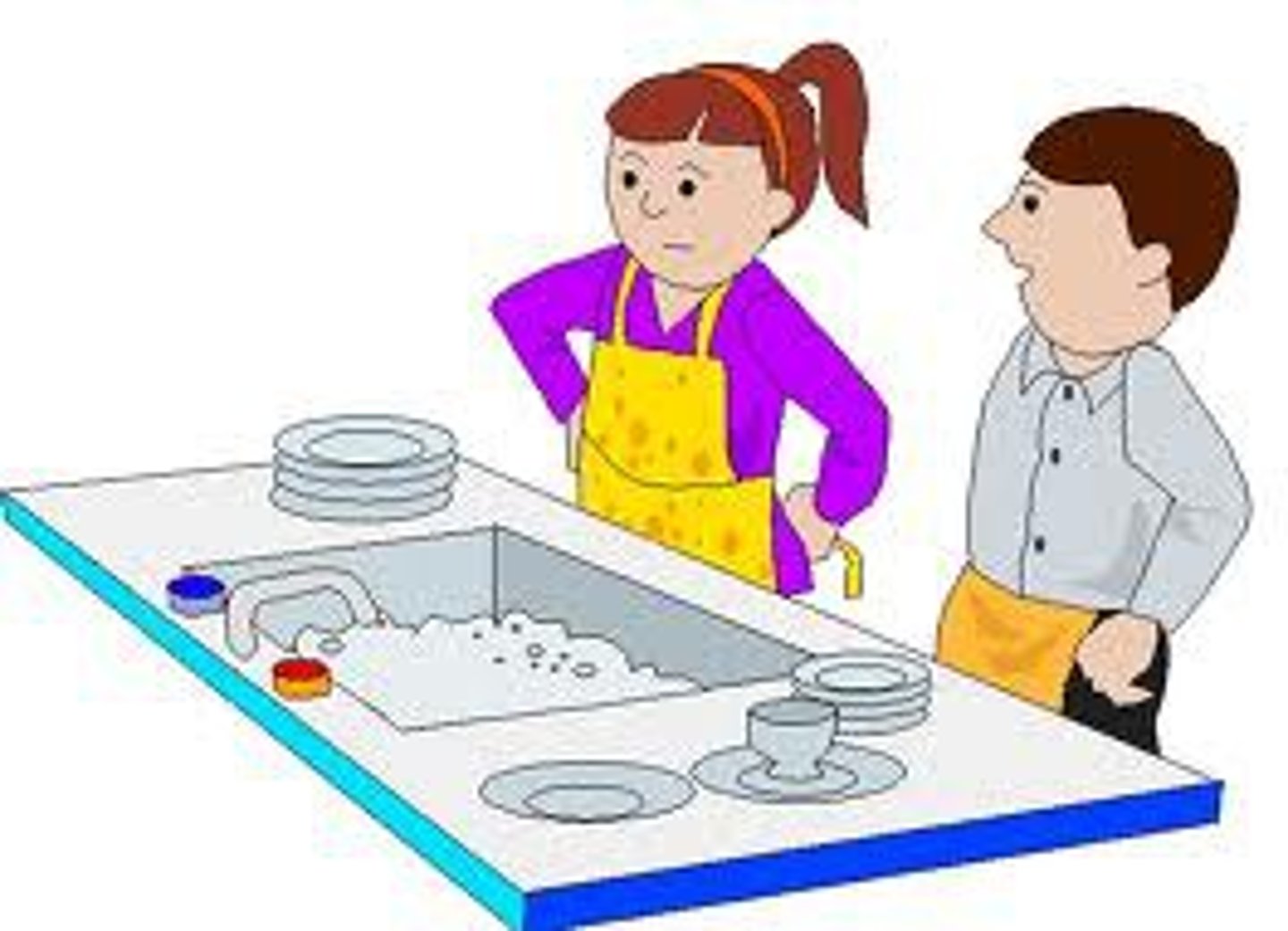 <p>Who will the dishes be washed?</p>