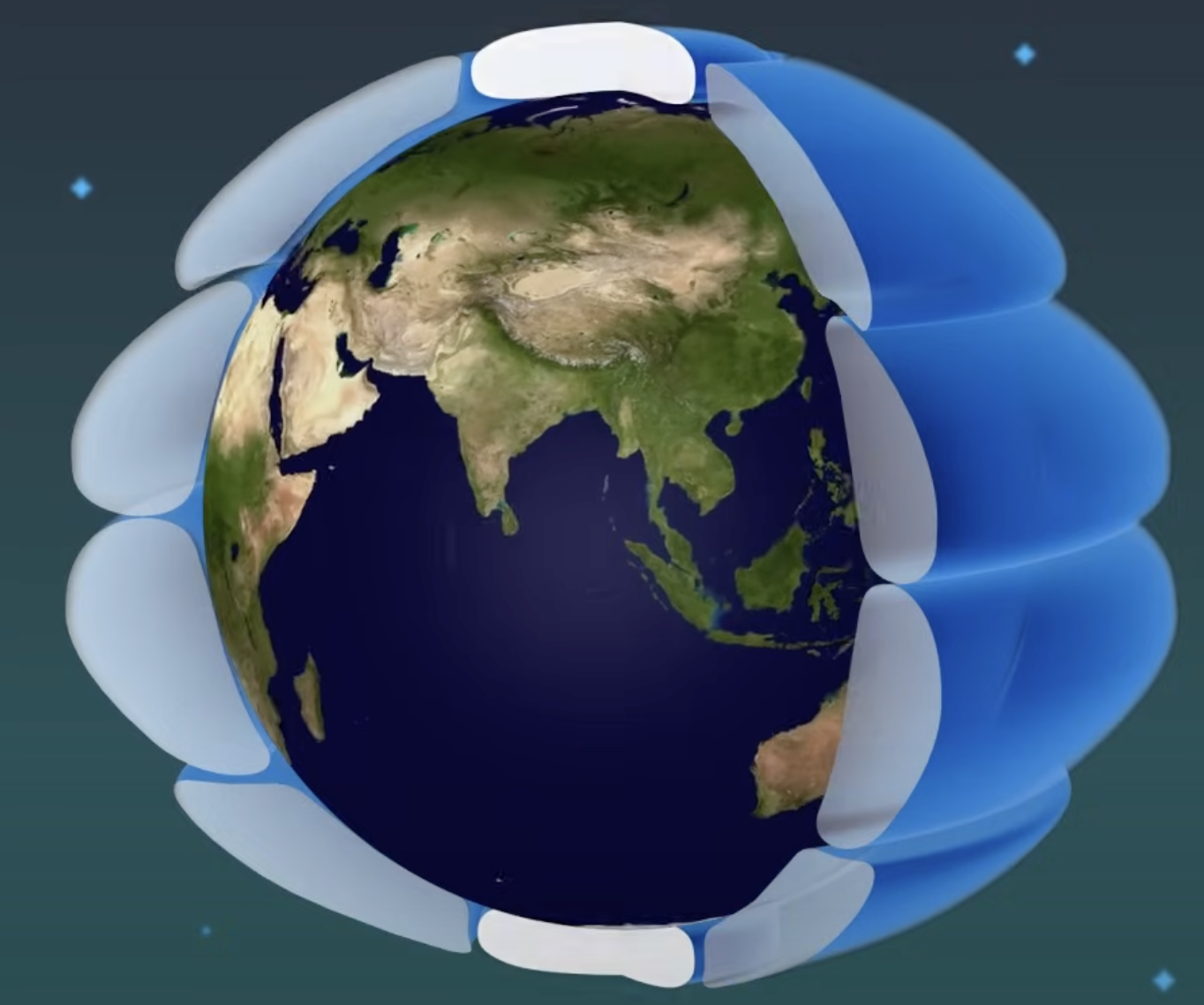 <p>The circulation cell near the poles where cold, dense air sinks and flows toward lower latitudes.</p>