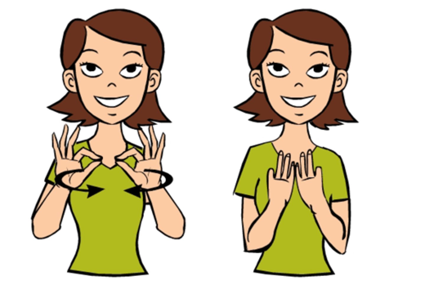 <p>F handshapes, make a circle with your thumb and your index finger and extending your other three fingers. Start with the two circles on each hand touching and then circle the two hands around as if you were outlining a group of people.</p>