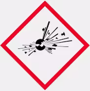 <p>Explosion Hazard symbol</p>