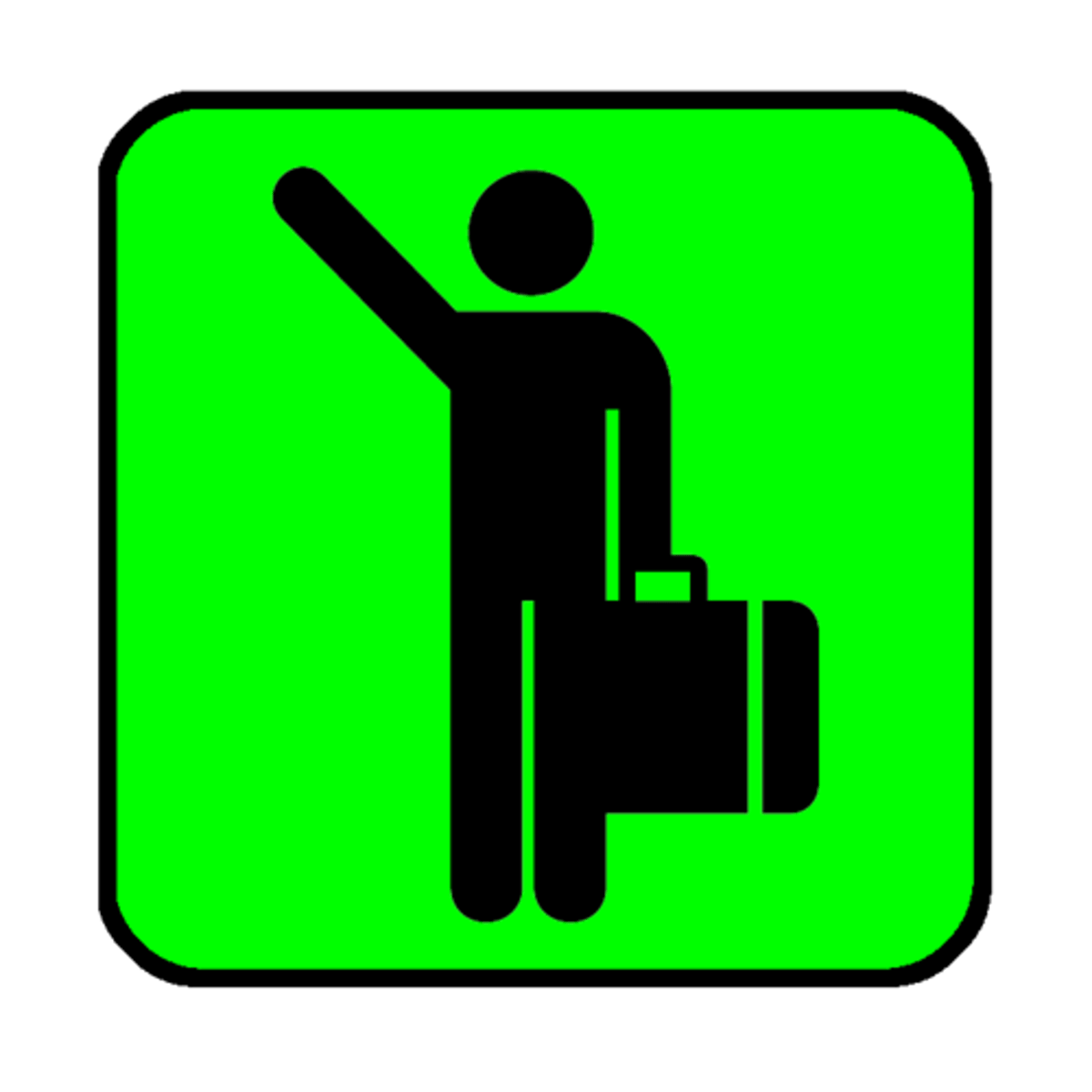 <p>person who has just arrived</p>