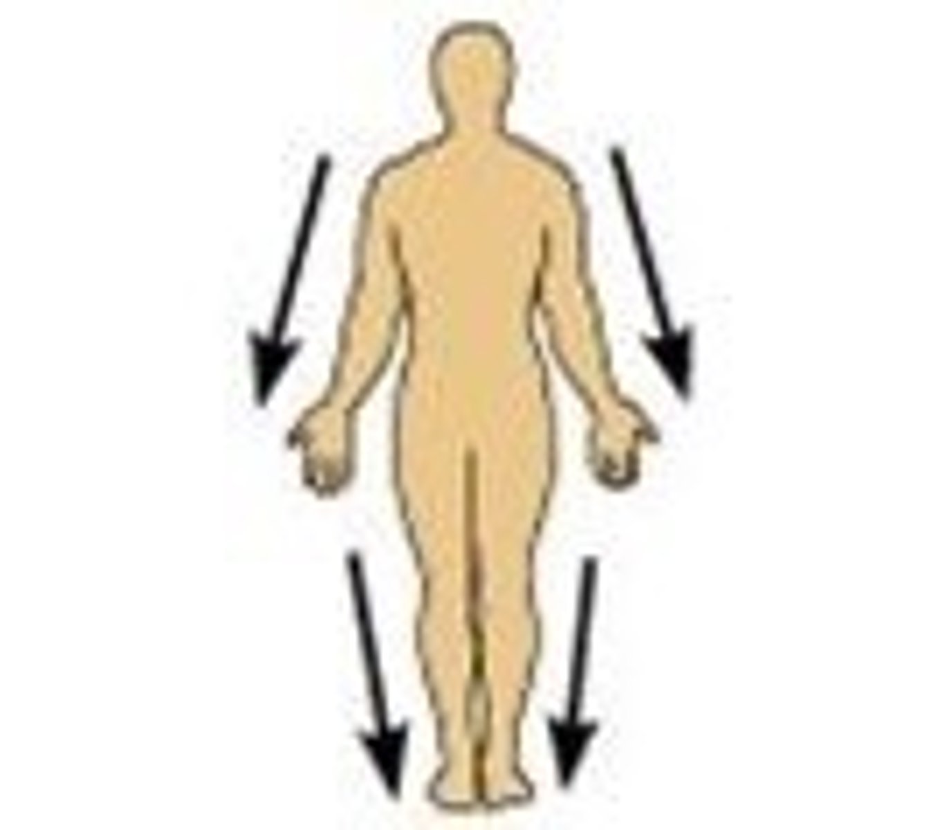 <p>Farther from the origin of a body part</p>