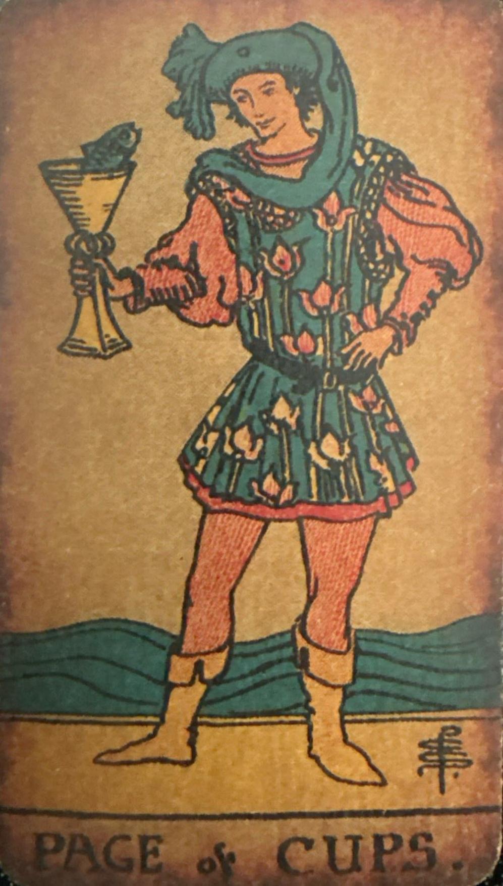 <p>XI - Page of Cups</p>