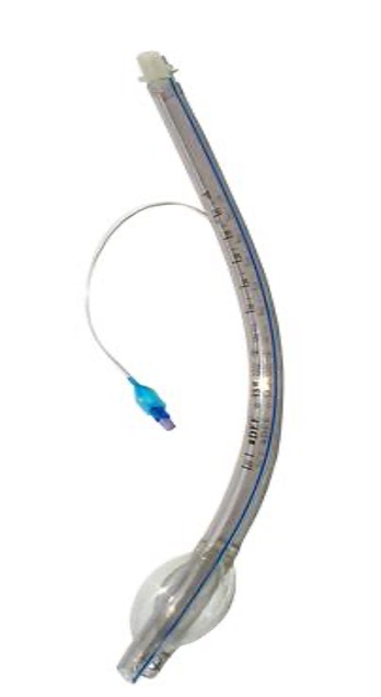 <ul><li><p>establish open airway to deliver anesthesia or oxygen</p></li><li><p>cuff to inflate tube and seal tracheal opening</p></li></ul>