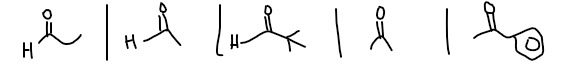 <p><span>Which of the following compounds CANNOT undergo a self-aldol condensation?</span></p>