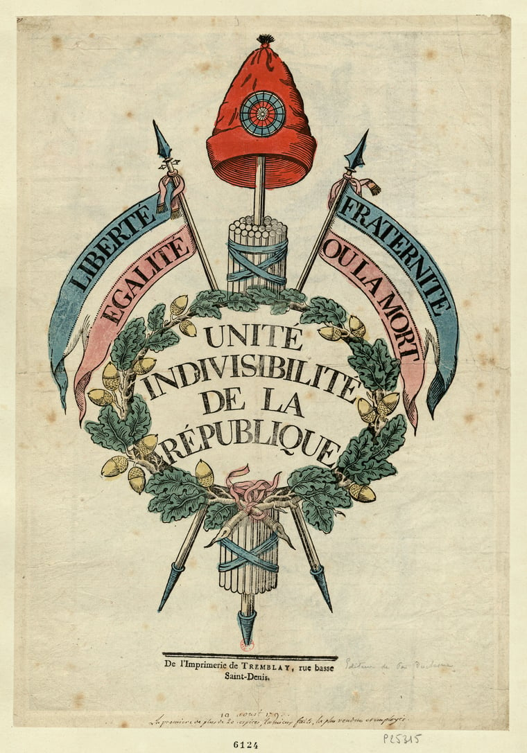 <p>Liberté, Égalité, Fraternité</p>