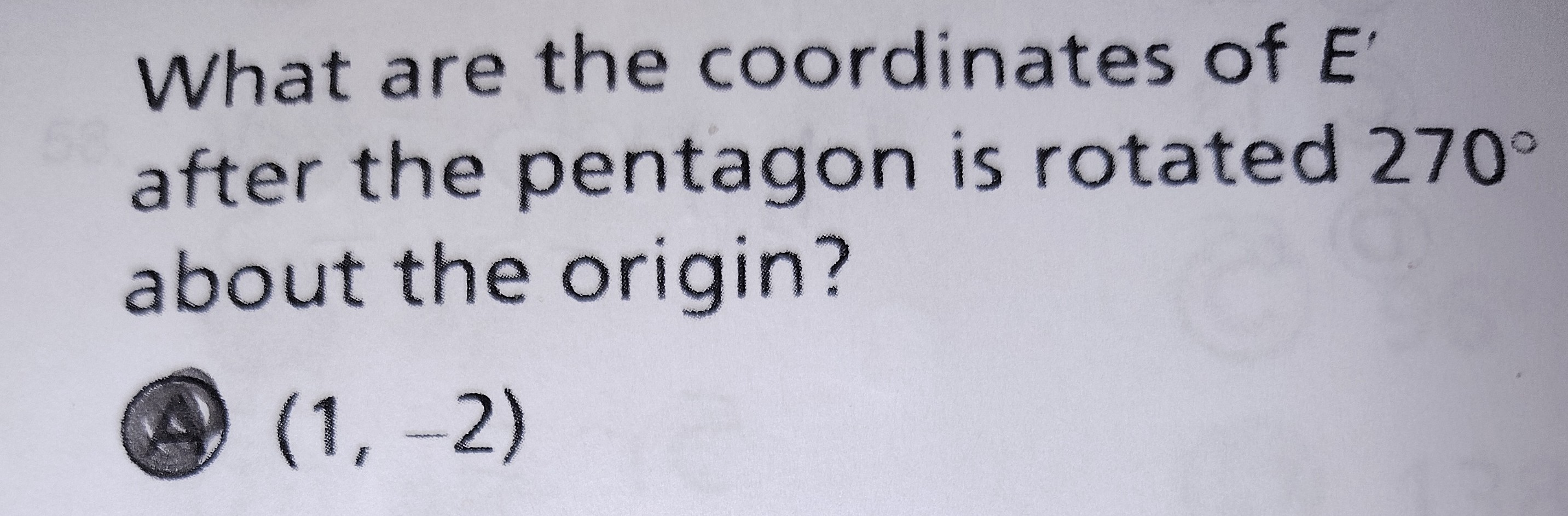 <p>(1,-2)</p>