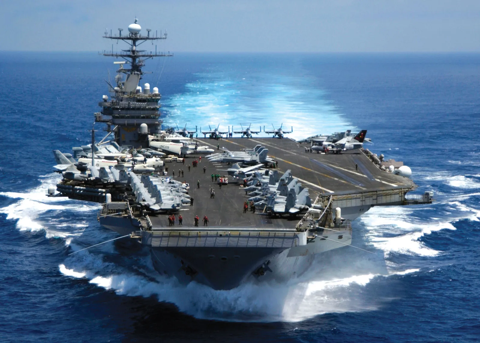 <p>Aircraft Carriers<br>C: Carrier<br>V: fixed-wing<br>N: Nuclear</p><p>Older Nimitz Class and Ford class carriers</p>