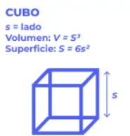 <p>v Lado al tercero </p><p>S 6 por lado al cuadrado </p>