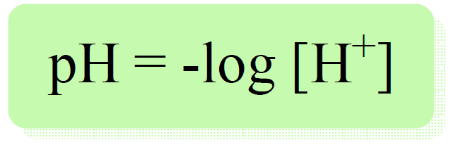 <p>measures the concentration H+ ions in a solution.</p>