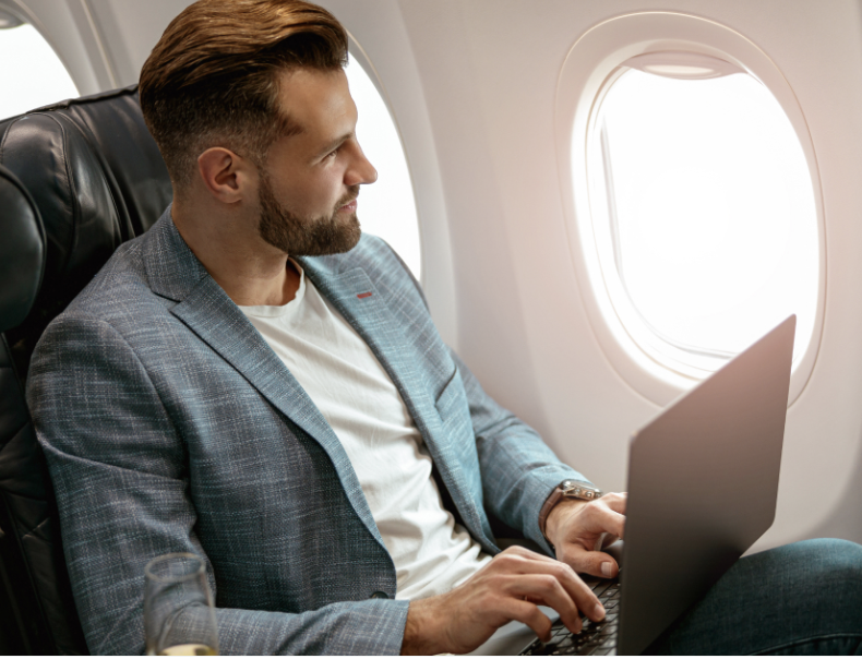 <p>a business trip</p>