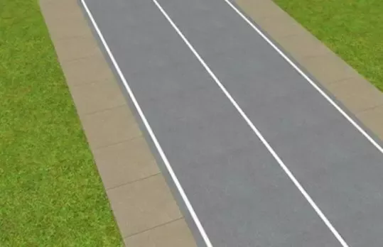 a single solid white line means?