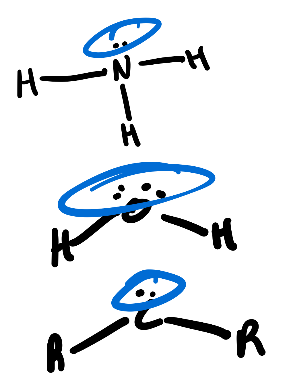 <ol><li><p>Trivalent group 15 compounds: amines (R<sub>3</sub>N), phosphines (R<sub>3</sub>P), arsines (R<sub>3</sub>As), stibines (R<sub>3</sub>Sb).</p></li><li><p>Donor solvents: H<sub>2</sub>O and CH<sub>3</sub>CN.</p></li><li><p>Divalent group 14 compounds: carbenes (R<sub>2</sub>C), stannylenes (R<sub>2</sub>Sn), and plumbylenes (R<sub>2</sub>Pb).</p></li></ol>