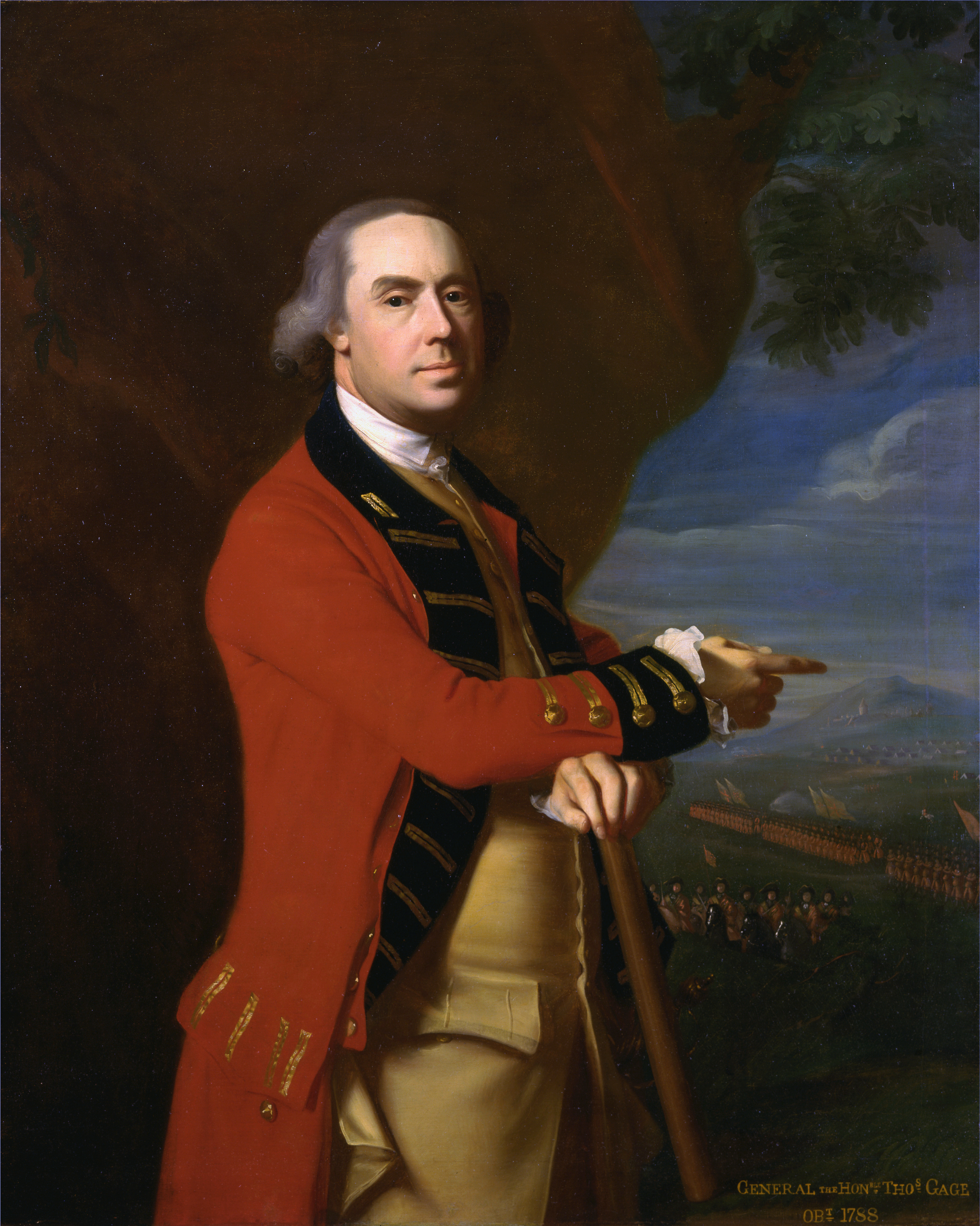 <p><strong>British</strong> military governor of Massachusetts.</p>