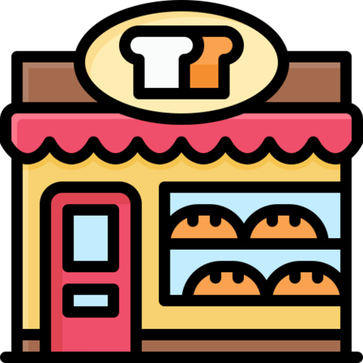 <p><strong><mark data-color="red" style="background-color: red; color: inherit;">die</mark> Bäckerei, -en</strong></p><p>‎ </p><p>Wir kaufen unser Brot immer in der <u>Bäckerei</u> am Markt.</p><p><em>(We always buy our bread at the bakery on the market square.)</em></p>