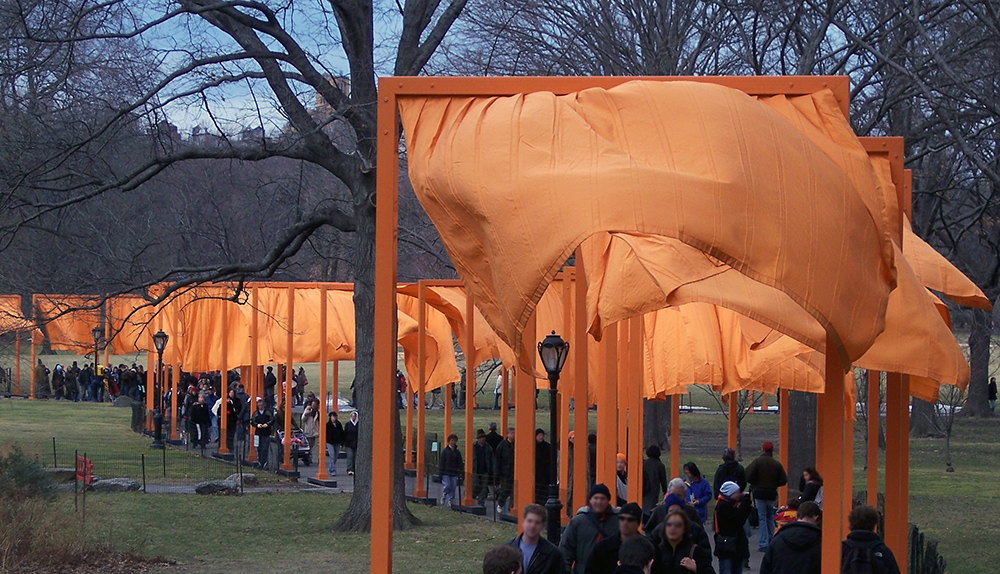 <p>Christo and Jeanne-Claude - The Gates, New York City </p>