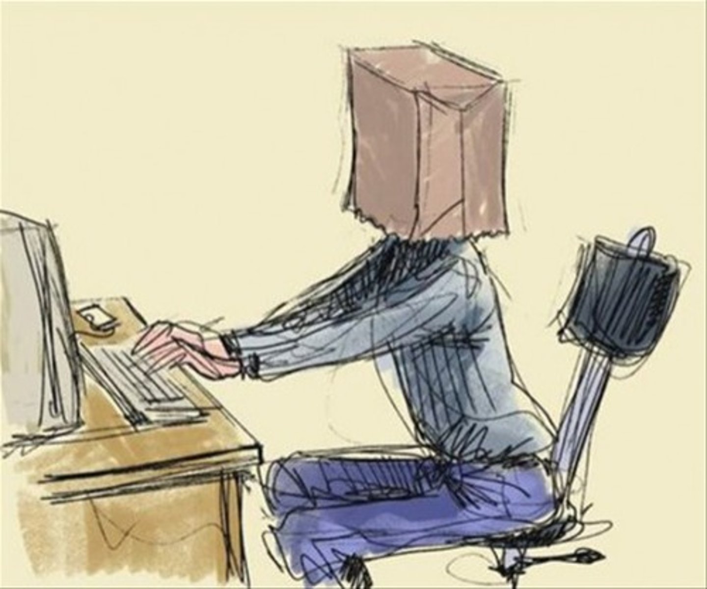 <p>(adj): ẩn danh</p>