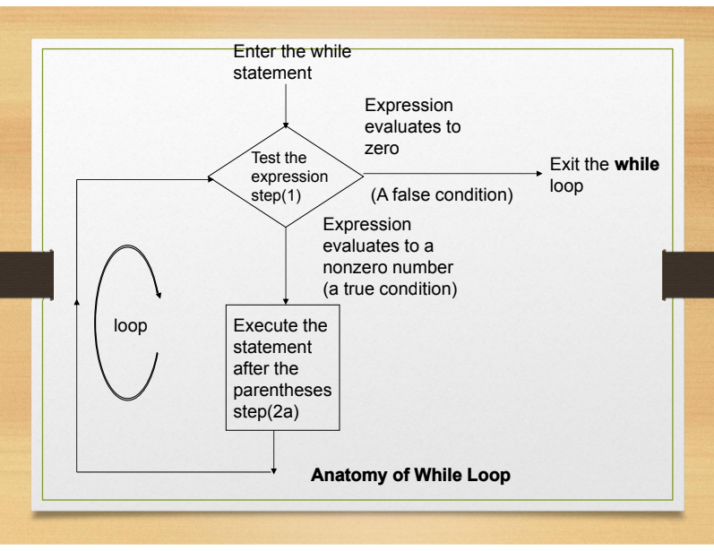 <p>Anatomy of a While Loop:</p>