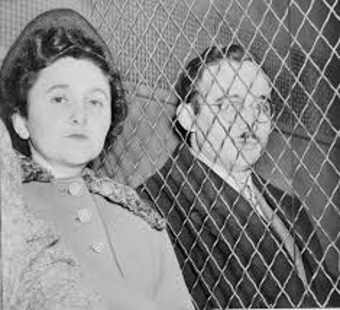 <p>Arrested in the Summer of 1950 and executed in 1953, they were convicted of conspiring to commit espionage by passing plans for the atomic bomb to the Soviet Union.</p>
