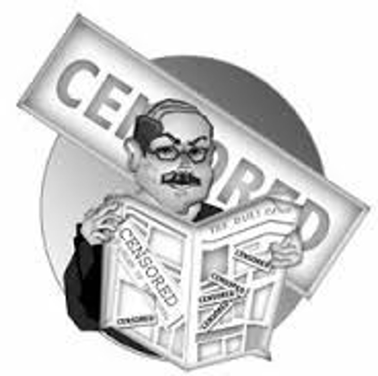 <p>Government action preventing publication or speech.</p>