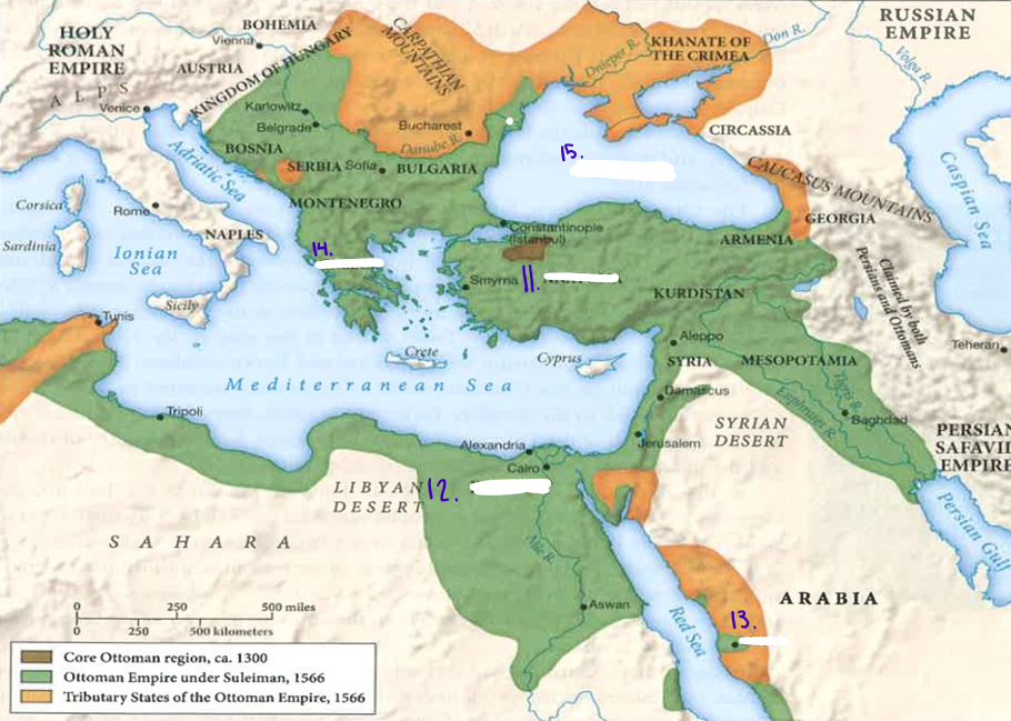 <p>what is 14. on the map</p>